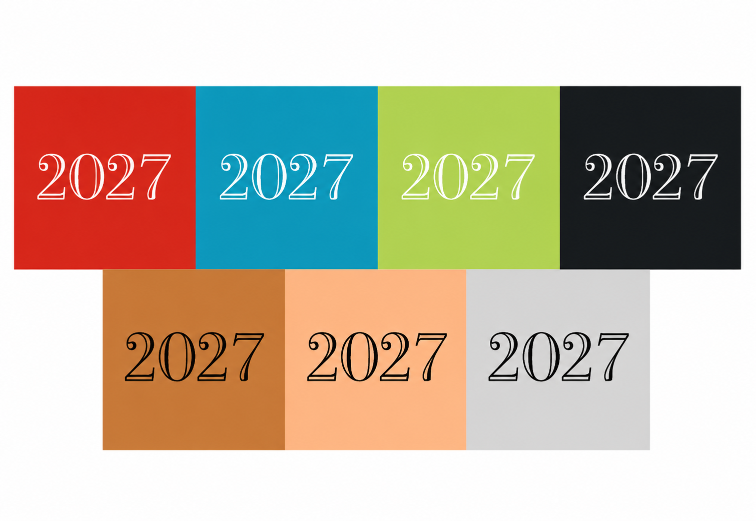 Correspondance entre la couleur du mill&eacute;sime et de la couverture